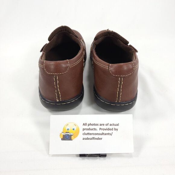 Clarks Bendables Casual Slip On Loafer Flat Womens Size 6.5 35063 Brown Black - Picture 3 of 9